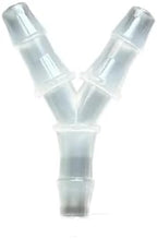 5Pcs Tee Connector Hose Barb Fitting Y Shaped Air Water Flow Splitter Plastic Tubing Joint For Drip Irrigation Aquariums Garden(6mm Y Tee 5pcs) by Unknown