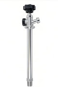 Frost Free Sillcock 8 Inch with Vacuum Breaker - 1/2" MIP Threaded Connection - Lead-Free Brass Outdoor Faucet, Anti-Siphon Freeze Proof Hose Bibb for Copper or CPVC Pipe by GBQA