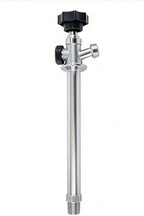 Frost Free Sillcock 14 Inch with Vacuum Breaker - 1/2" MIP Threaded Connection - Lead-Free Brass Outdoor Faucet, Anti-Siphon Freeze Proof Hose Bibb for Copper or CPVC Pipe by GBQA
