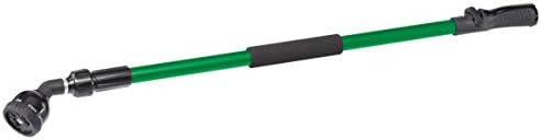 Dramm Telescoping RainSelect Rain Wand – 9 Pattern Adjustable Spray Head, One Touch Thumb Valve, Extends 34–55 Inch Aluminum Watering Wand for Garden Hose – Green by DRAMM