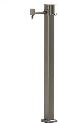 304 Stainless Steel Vertical Garden Water Column, Outdoor Water Fountain Courtyard Hydrant Retro Post Faucet, Garden Hose Holder with Brass Faucet,freestanding Antifreeze Faucet Water Dispenser by Unknown