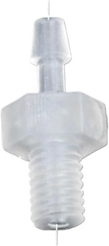 10 Pcs M6 to 2mm PP/PE Hose Connector, Straight Barb Adapter for Irrigation Tubing, Aquarium Air Pump, Water Pipe Joint(M5-3.2mm,25 pieces) by Unknown