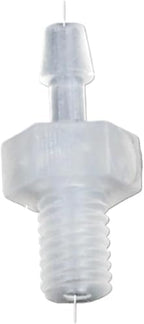 10 Pcs M6 to 2mm PP/PE Hose Connector, Straight Barb Adapter for Irrigation Tubing, Aquarium Air Pump, Water Pipe Joint(M5-3.2mm,25 pieces) by Unknown