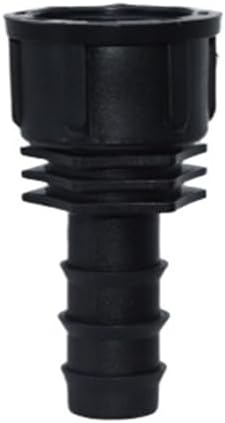 4PCS 1/2" 3/4" Threaded 16 20 25MM PE Hose Barb Tee Connector Garden Drip Irrigation Adapter Tubing Coupling Repair(SPL11-232-20MM-4PCS) by Unknown