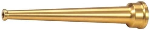 Value Brand, 6AKC4, Fire Hose Nozzle, 1-1/2 In., Brass by Unknown