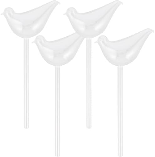 4pcs Shaped Glass Self Watering Globes for Plants Automatic by GAROZATION
