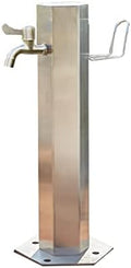 Outdoor Stainless Steel Square Garden Water Column, Garden Hose Stand with Faucet, Free Standing Water Column for Home Garden Insulation and Antifreeze, Used for Garden Irrigation and Watering by Unknown