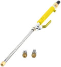 High Pressure Washer Nozzle Washer Wand Hose Nozzle Watering Sprayer Cleaning Tool, for Car/Garden Cleaning(Yellow) by Unknown