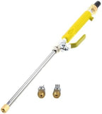 High Pressure Washer Nozzle Washer Wand Hose Nozzle Watering Sprayer Cleaning Tool, for Car/Garden Cleaning(Yellow) by Unknown