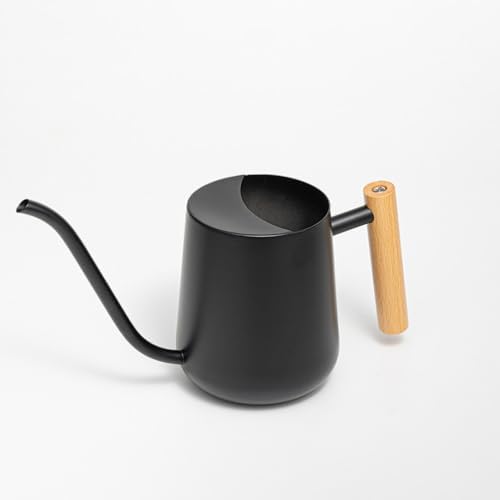 Watering Can and Long Spout Stainless Steel with Wooden Handle 1000ml - Image 3
