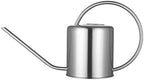 Watering Can Water Can Sprinkling Can Stainless Steel Watering Pot Gardening Potted for Watering Plants Flower Sprinkling Can Watering Can Indoor Plants(Silver,1.5L) by Unknown