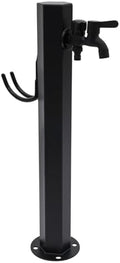 304 Stainless Steel Cylindrical Vertical Garden Water Column,Freestanding Hose Stand,Outdoor Antifreeze Faucet Hydrant Water Feature Fountain, for Irrigation and Lawn by LUOSHALIYA