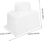 Funnel-shaped Plastic Downspout Connector for Outdoor Rainwater Drainage - Image 2
