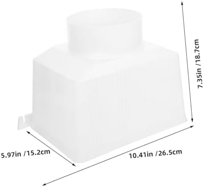 Funnel-shaped Plastic Downspout Connector for Outdoor Rainwater Drainage - Image 2