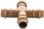 Netafim 17mm Techline Insert Cross - Drip Irrigation Barbed Cross Connector (50 PCS) | Compatible with 1/2" Drip Line Tubing | Easy Install | Precision Garden Watering (32500-006340) - Image 7