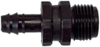 NETAFITM Drip Irrigation Barbed Fittings,3/8" 12MM Black Drip Tubing Coupler Elbow Tee Reducer (Threaded Male Adapter - 12mm X 1/2" MPT, 25 Count) by PRO.FASHION