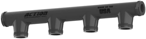 Action Machining Inc 18004-1" Quadruple Four Port Manifold - Heavy Duty Schedule 80 PVC 18-004 by Unknown