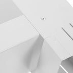 Foldable Rainwater Diverter for Barrel Collection System, Iron White - Image 3
