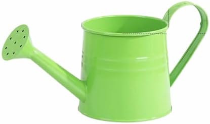 Metal Watering Can for Indoor 1L Garden Sprinkling with Ergonomic Handle Outdoor Care Tool (Green, One Size) by Unknown