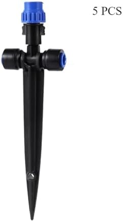 Garden Supplies Adjustable 1/4" Irrigation Misting Dripper 360degree Sprinkler Drip Watering Tool 4/7mm Hose Garden Yard Nozzle(5 PCS) - Image 2