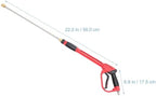 High Pressure Cleaning Sprayer Wand M22 1/4 Copper ABS - Image 2