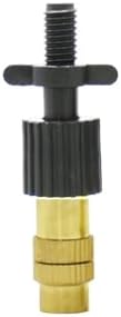 15-250Pcs Drip Irrigation Misting Brass Nozzle Garden Spray Cooling Parts Copper Sprinkler with Thread Barb Tee Connector(38mm250pcs) - Image 4