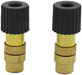 Garden Lawn Sprinkler Irrigation System Atomized Brass Nozzle Sprayer Drip Irrigation Plant Watering Sprinkler Garden Sprayer Greenhouse Cooling System 15 Pieces - Image 4
