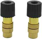 Garden Lawn Sprinkler Irrigation System Atomized Brass Nozzle Sprayer Drip Irrigation Plant Watering Sprinkler Garden Sprayer Greenhouse Cooling System 15 Pieces - Image 4