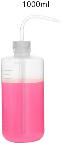 stonylab Chemical Wash Bottle, 4-Pack Plastic Safety Lab Squeeze Wash Bottle, LDPE with Narrow Mouth, 1000 ml / 4 Bottle - Image 2