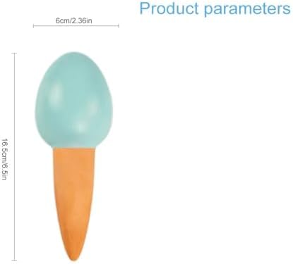 Plant Watering Globes 4PCS Automatic Plant Watering Stakes Eggs Self-Watering Spikes Ceramic Vacation Drip Irrigation Tool Devices - Image 4