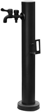 Stainless Steel Garden Faucet Stand & Hose Holder, Vertical Outdoor Water Column, Antifreeze Dispenser, Durable Fountain for Garden Use, Freestanding Design by Unknown