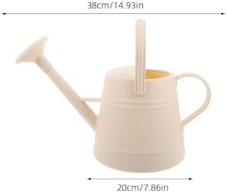 L Plastic Garden Watering Can with Long Spout and Sprinkler Head - Image 2