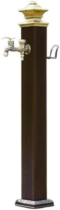 Aluminum Alloy Outdoor Faucet, Vertical Garden Water Column, Freestanding Garden Hose Holder for Irrigation, Car Washing, Watering Flowers(114cm/44.9in) by Unknown