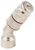 Adjustable Garden Hose Nozzle Sprayer, Elbow and Straight for Easy Watering Silver Elbow Nozzle 10pc by Unknown