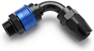 AN8 Quick Release 90 Degree Hose End Adapter for Braided Fuel Line WITH 1/2 SAE Male Quick Connect (AN6, 0 Degree) - Image 2