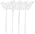 BESPORTBLE 4pcs Self Watering Plant Waterers Decorative Bird Shaped Glass Watering Globes for Indoor and Outdoor Plants Automatic Drip System Lasts Days for Travel and Holidays by BESPORTBLE