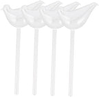 BESPORTBLE 4pcs Self Watering Plant Waterers Decorative Bird Shaped Glass Watering Globes for Indoor and Outdoor Plants Automatic Drip System Lasts Days for Travel and Holidays by BESPORTBLE