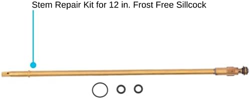 SharkBite Stem Repair Kit for 12 Inch Frost Free Sillcocks (15 Inch Overall Stem Length), Push to Connect Brass Plumbing Fittings, 25753 - Image 2