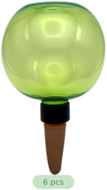 6 Pack Self Watering Globes, 17 oz Plant Watering Globes with Terracotta Stakes, 6.7 x 3.9 in Automatic Plant Waterer Indoor Bulbs for Vacation, Large Capacity Irrigation for Successive Feeding - Image 2