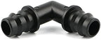 10pcs 16mm Irrigation Barb Elbow Connector 90 Degree Adapter for 5/8" Hose Drip Tape - Durable ABS Reusableplastic by Unknown