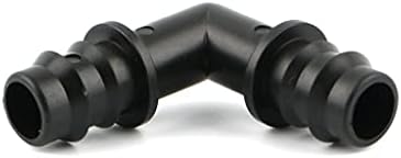 10pcs 16mm Irrigation Barb Elbow Connector 90 Degree Adapter for 5/8" Hose Drip Tape - Durable ABS Reusableplastic by Unknown