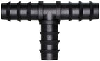 16mm 20mm 25mm PE Pipe Barb Connectors Tee Elbow Straight End Garden Water Drip Irrigation Hose Reducer Splitter Fitting(Tee,25MM-10 PIECES) by Unknown