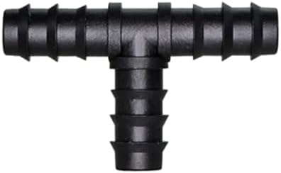 16mm 20mm 25mm PE Pipe Barb Connectors Tee Elbow Straight End Garden Water Drip Irrigation Hose Reducer Splitter Fitting(Tee,16MM-10 PIECES) by Unknown