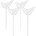 4pcs Bird Shaped Plant Watering Globes, Borosilicate Glass by JOINPAYA