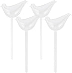 4pcs Bird Shaped Plant Watering Globes, Borosilicate Glass by JOINPAYA