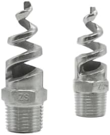 SS304 Spiral Cone Atomizing Nozzle, BSP Male Thread 1/4"-1", for Irrigation - Image 3