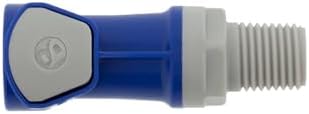 09FBLUT3 Threaded Female Connector Blue 1/4" – Battery Watering System Fitting (Pack of 4) - Image 2