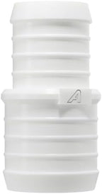 PVC Barbed Straight Pipe Reducer - Corrugated Hose Reducing Joiner & Coupling Adapter Fitting(White,12mm to 8mm (1/2" to 5/16")) - Image 2