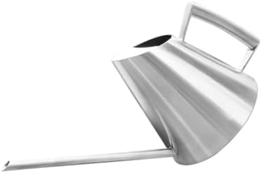 Stainless Steel Watering Can 900ml Vintage Silver Garden Pot by BESPORTBLE