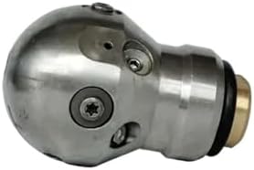 High Pressure Sewer Jetter Ball Nozzle - Stainless Steel 3/8" Threaded Cleaning Tool for Pipe Maintenance(3/8 Female 40LPM) - Image 3